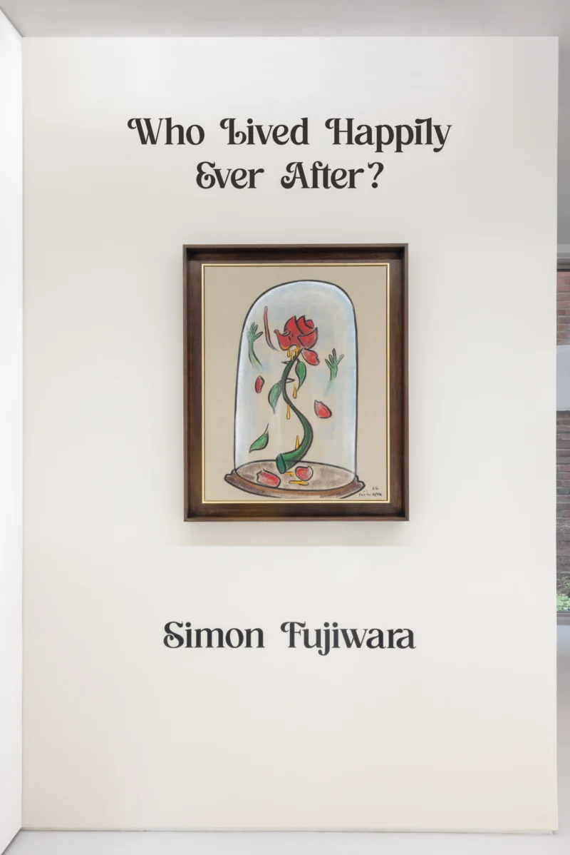 Installation shot from Simon Fujiwara: Who Lived Happily Ever After?, @ Esther Schipper