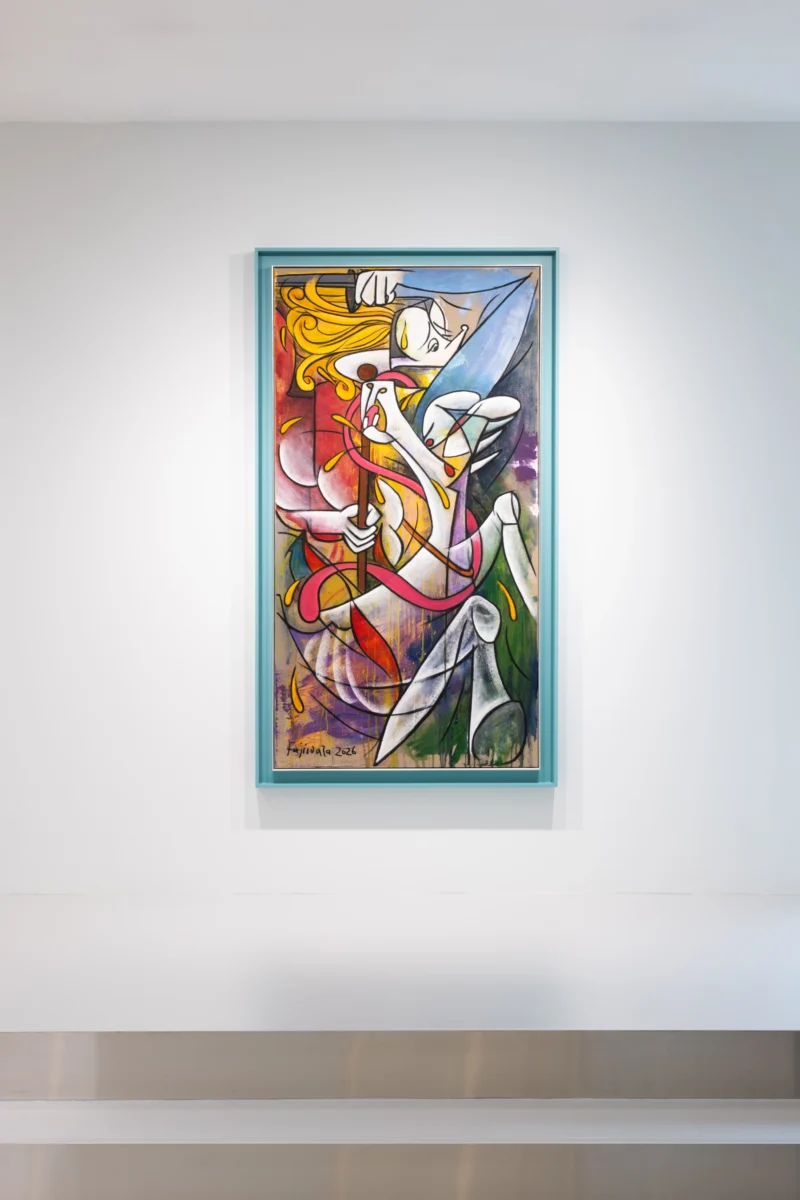 Installation shot from Simon Fujiwara: Who Lived Happily Ever After?, @ Esther Schipper