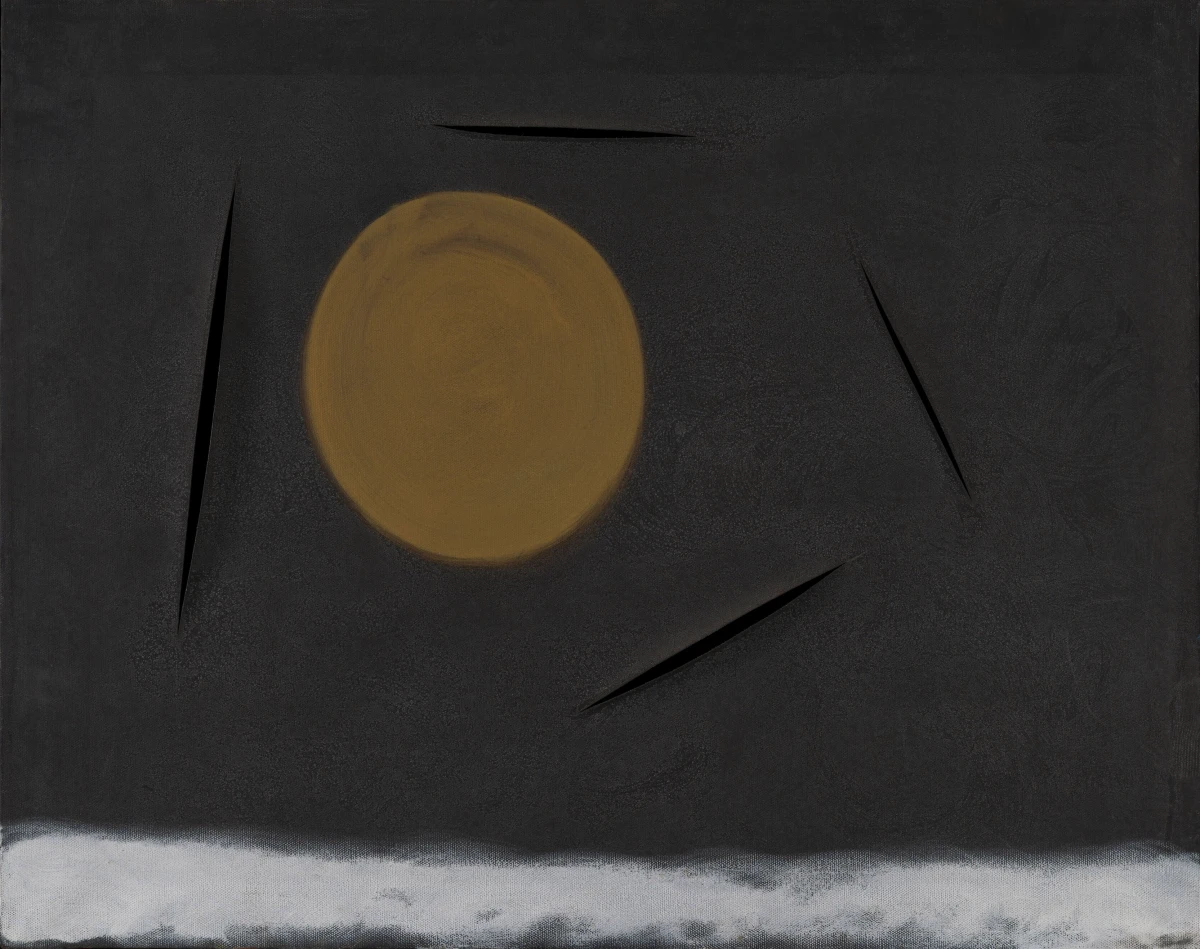 Lucio Fontana, Concetto spaziale, Attese (Spatial Concept, Expectations), 1959