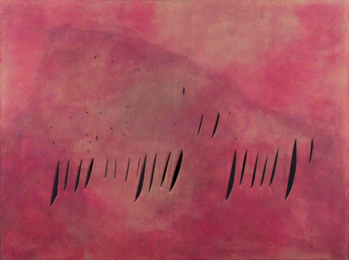 Lucio Fontana, Concetto spaziale, Attese (Spatial Concept, Expectations), 1959