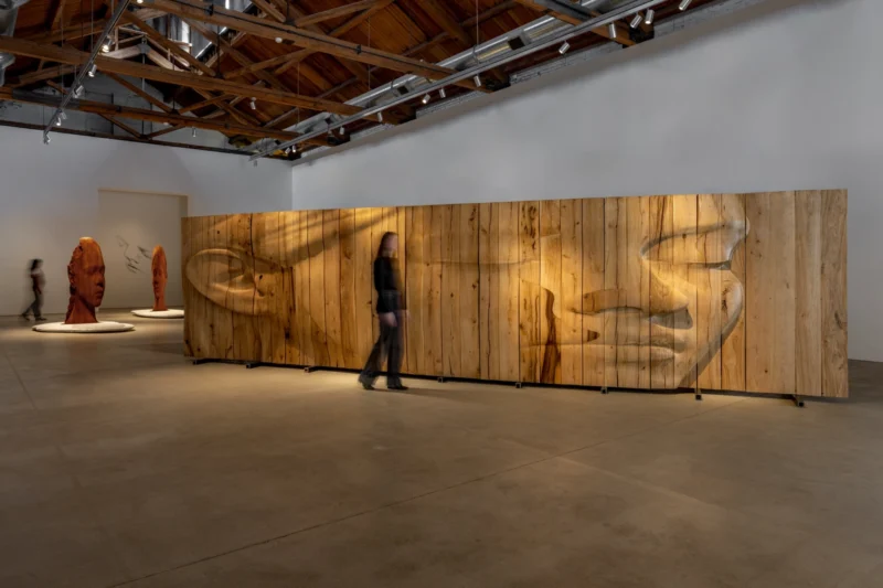 Installation shot from Jaume Plensa: Beyond Silence, @ GRAY