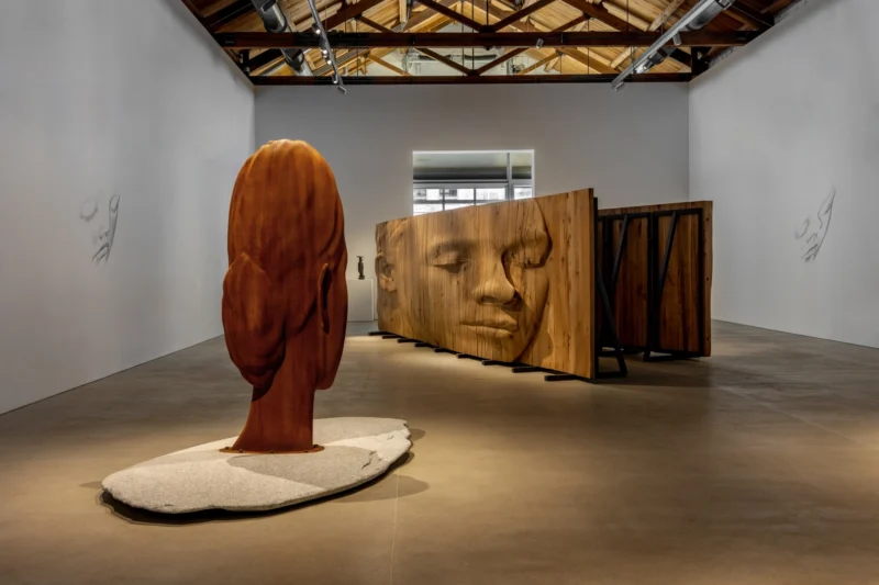 Installation shot from Jaume Plensa: Beyond Silence, @ GRAY