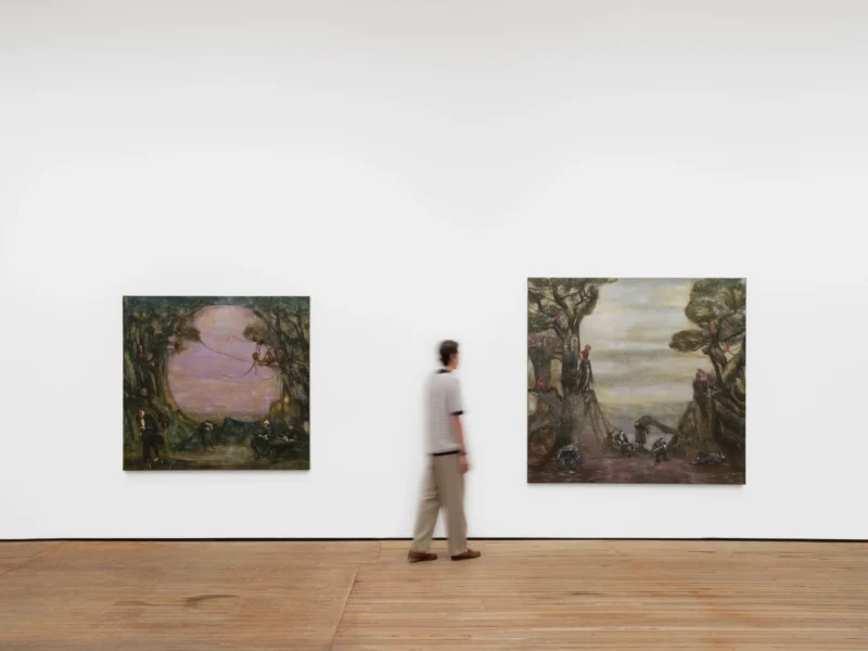 Installation shot from Matthias Franz: die dünne Haut der Zivilisation, @ GRIMM