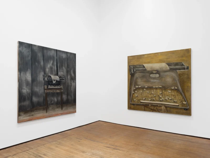 Installation shot from Matthias Franz: die dünne Haut der Zivilisation, @ GRIMM
