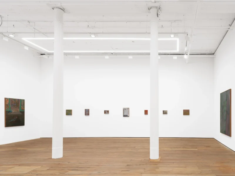 Installation shot from Volker Hüller: Angelus Novus, @ GRIMM