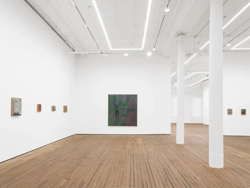 Installation shot from Volker Hüller: Angelus Novus, @ GRIMM