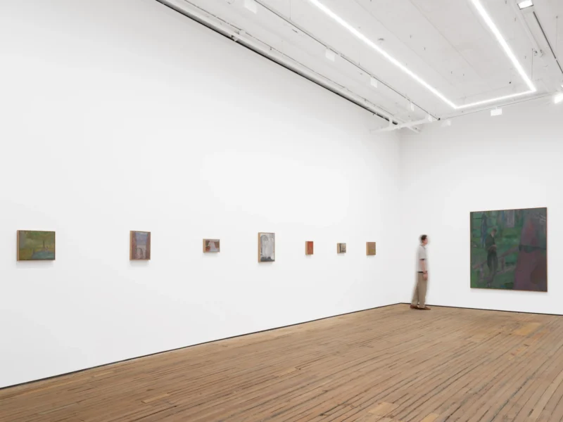 Installation shot from Volker Hüller: Angelus Novus, @ GRIMM