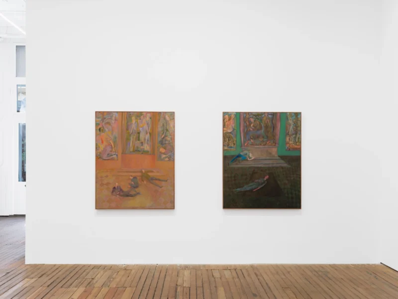 Installation shot from Volker Hüller: Angelus Novus, @ GRIMM