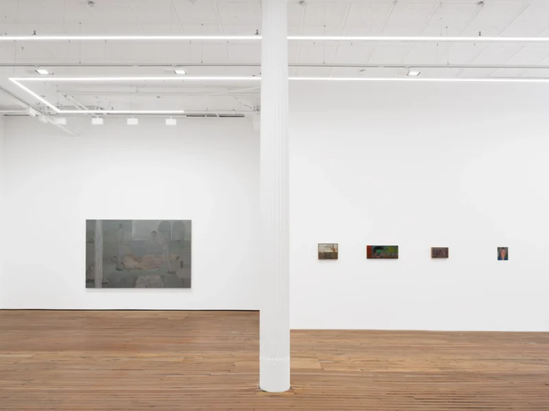 Installation shot from Volker Hüller: Angelus Novus, @ GRIMM