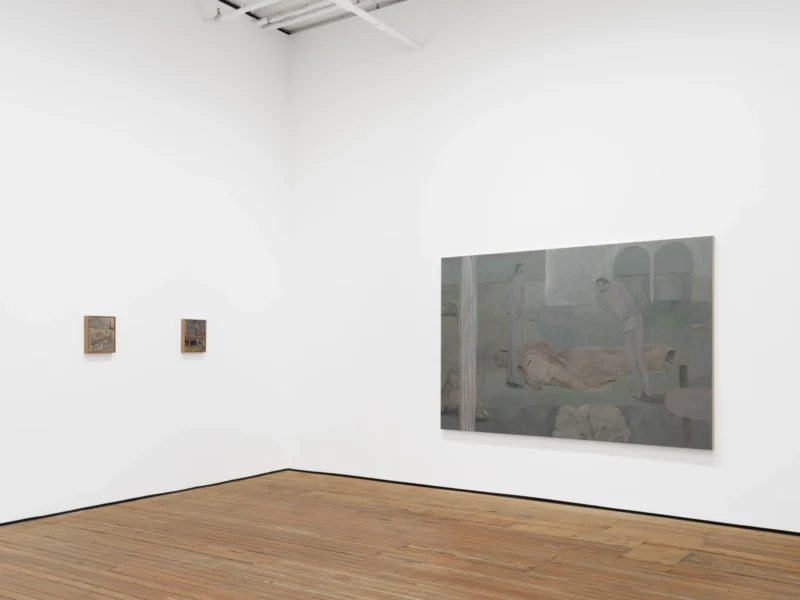 Installation shot from Volker Hüller: Angelus Novus, @ GRIMM