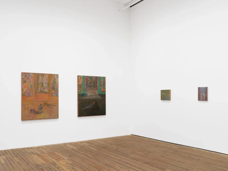 Installation shot from Volker Hüller: Angelus Novus, @ GRIMM
