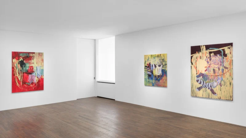 Installation shot from Wallen Mapondera: How Do You Even Sleep At Night?, @ Galerie Mitterrand