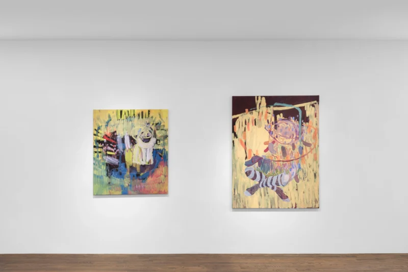 Installation shot from Wallen Mapondera: How Do You Even Sleep At Night?, @ Galerie Mitterrand