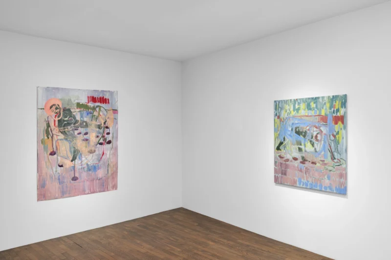 Installation shot from Wallen Mapondera: How Do You Even Sleep At Night?, @ Galerie Mitterrand