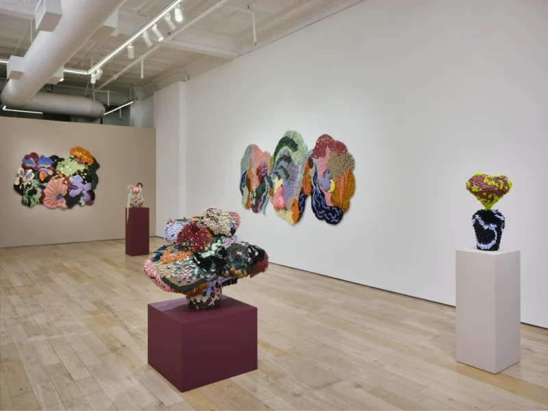 Installation shot from Marianne Huotari: Voyage, @ HB381