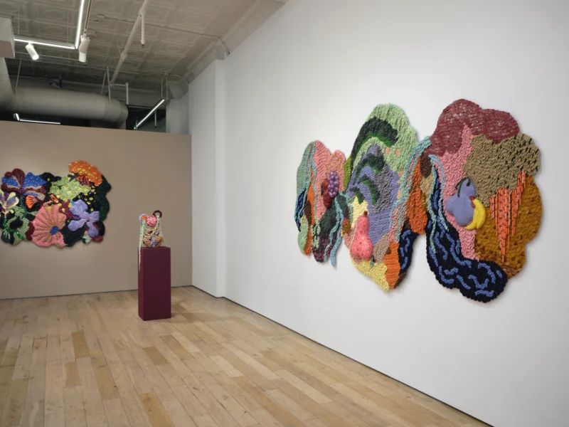 Installation shot from Marianne Huotari: Voyage, @ HB381