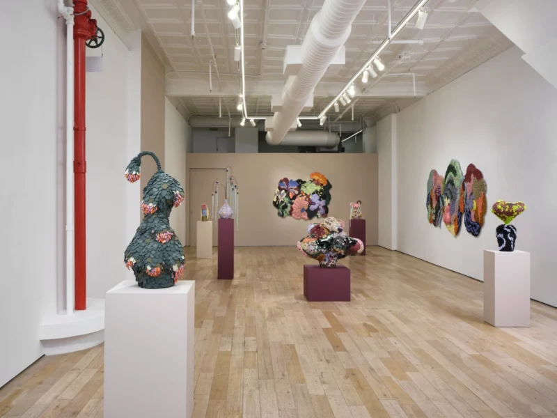Installation shot from Marianne Huotari: Voyage, @ HB381