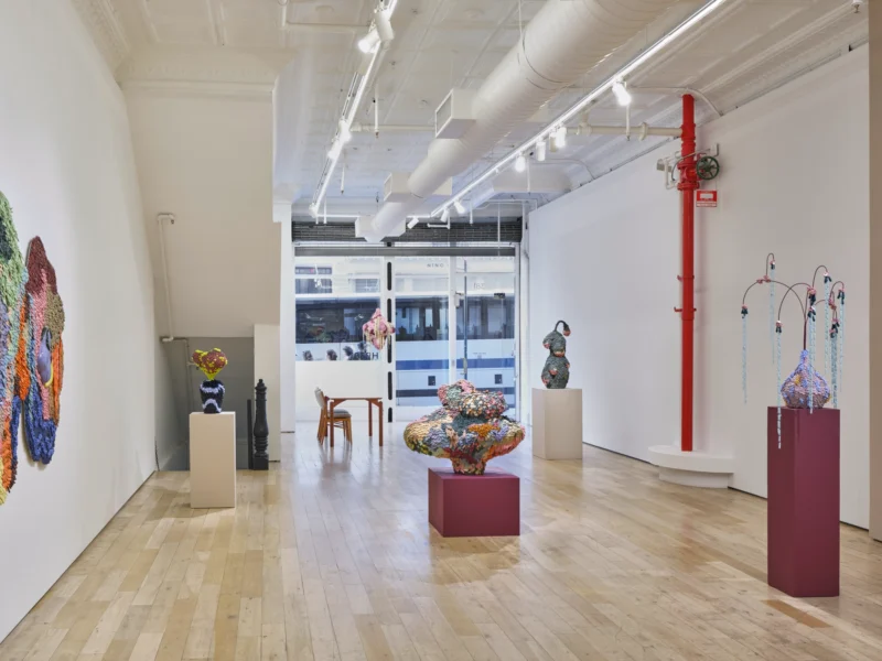 Installation shot from Marianne Huotari: Voyage, @ HB381