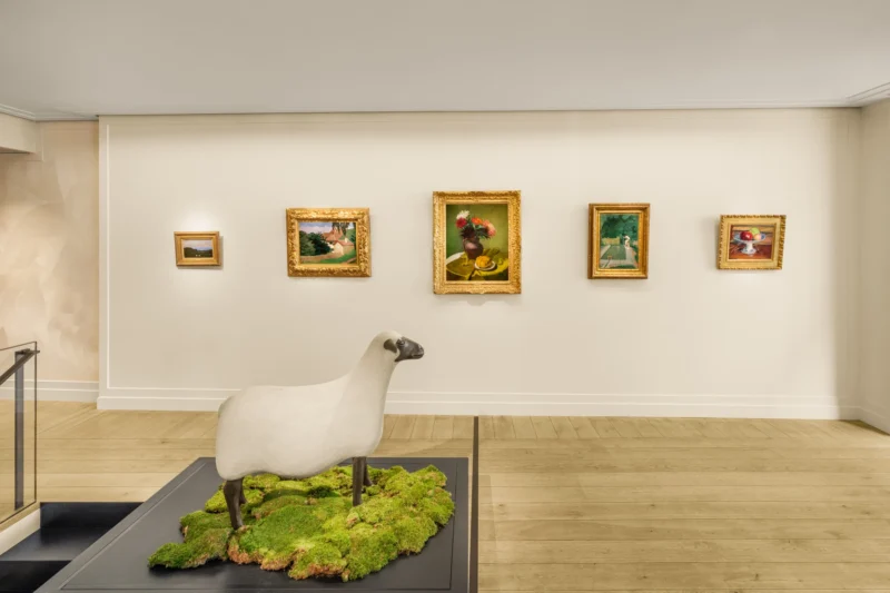 Installation shot from Nabis, @ HELENE BAILLY MARCILHAC