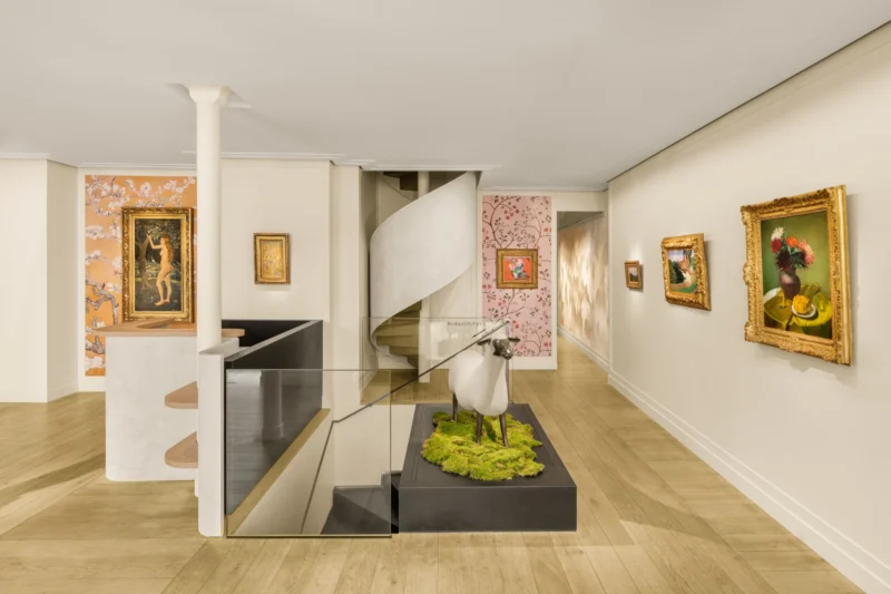 Installation shot from Nabis, @ HELENE BAILLY MARCILHAC