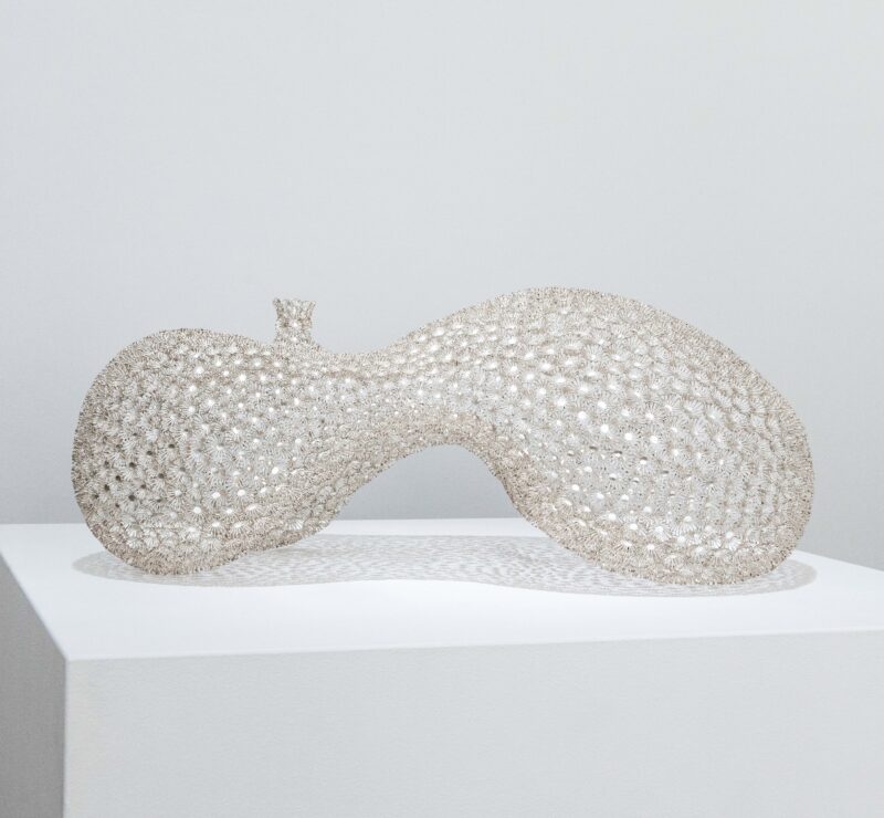 Installation shot from Hyejeong Ko: Silver Shadows, @ Galerie Maria Wettergren