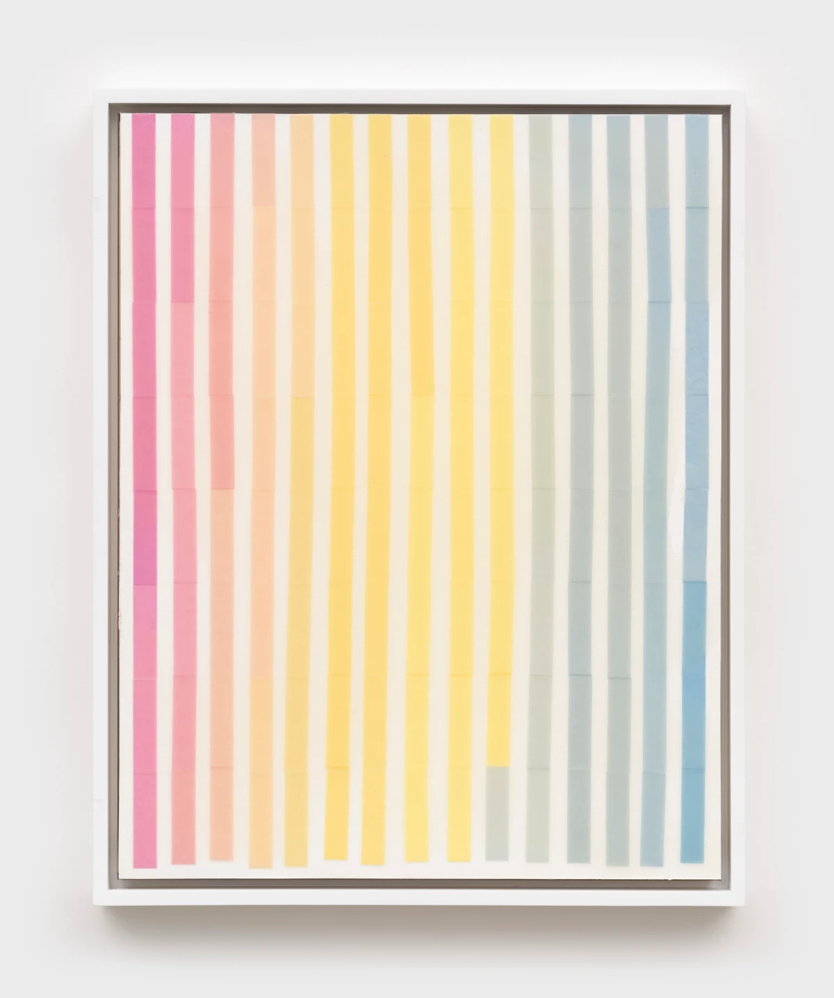 Sara Greenberger Rafferty, Shopping (Pink to blue), 2026