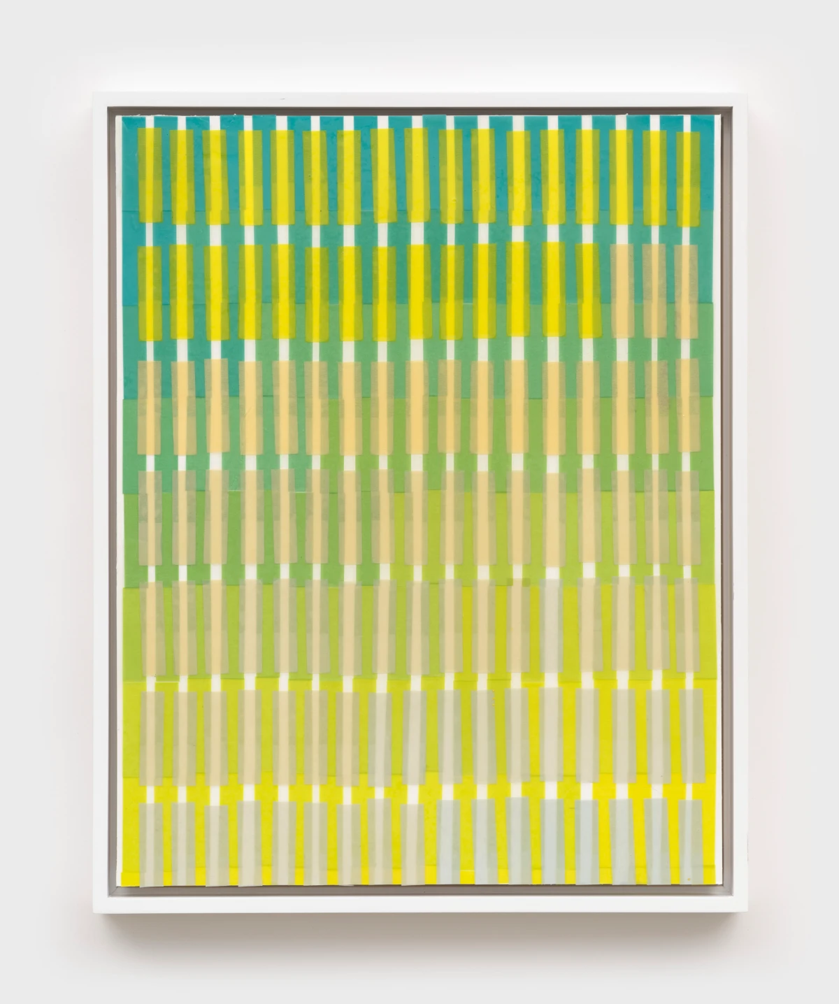 Sara Greenberger Rafferty, Shopping (Green, yellow, gray), 2026