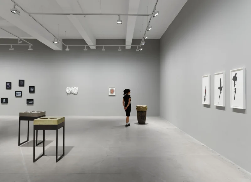 Installation shot from Anna Maria Maiolino. ANNA—And the infinite line, @ Hauser & Wirth