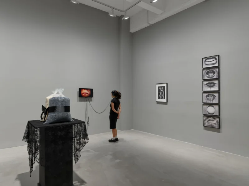 Installation shot from Anna Maria Maiolino. ANNA—And the infinite line, @ Hauser & Wirth