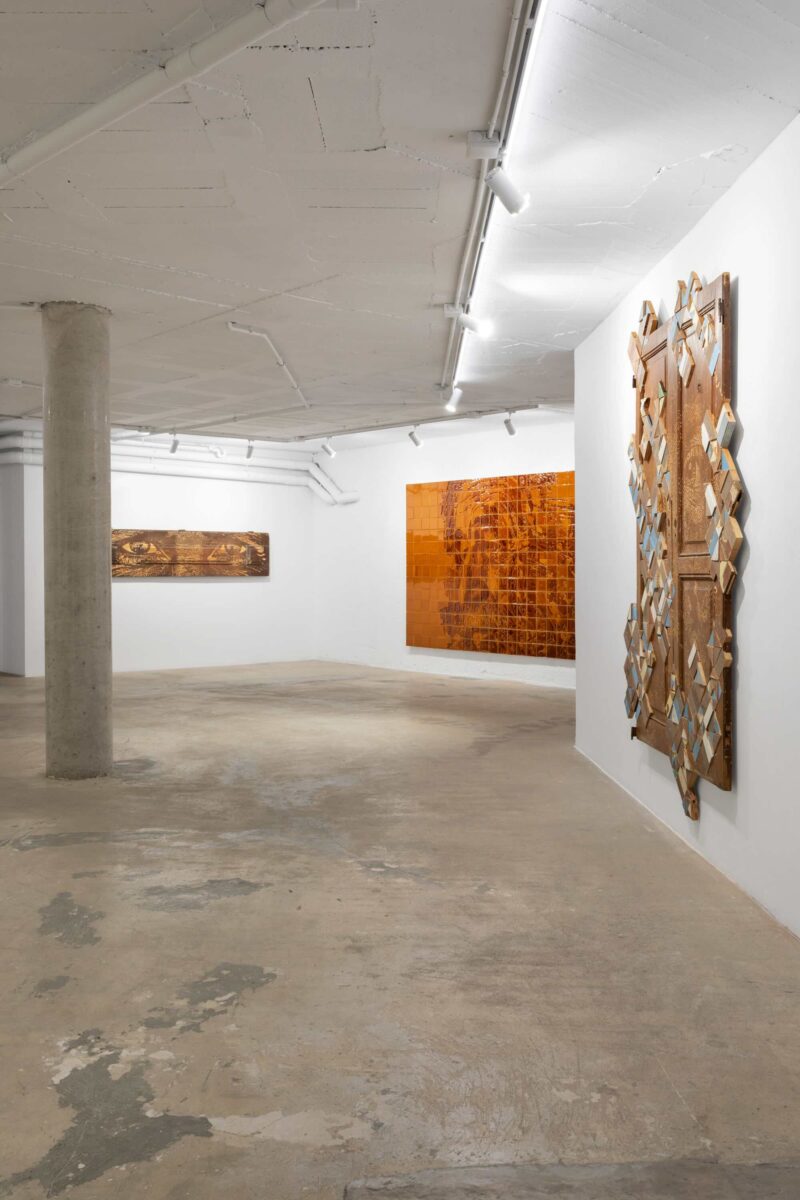 Installation shot from VHILS: Latent, @ Baró