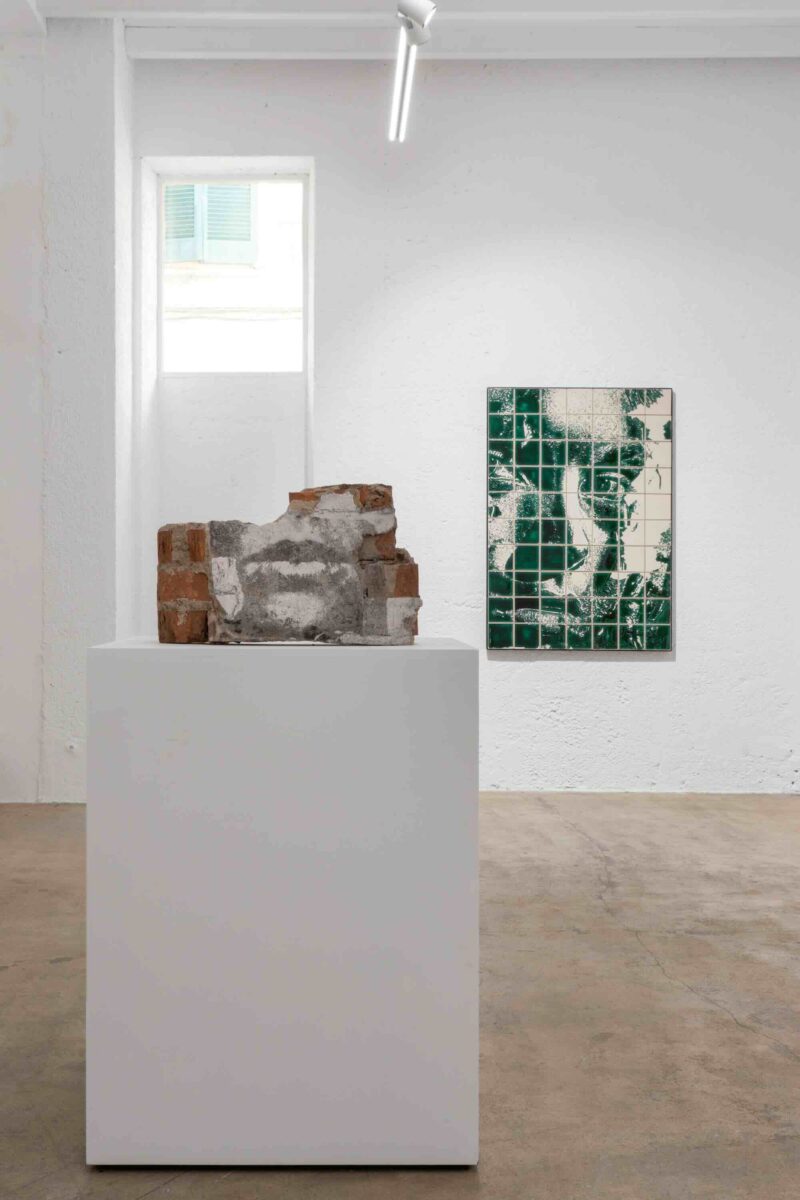Installation shot from VHILS: Latent, @ Baró