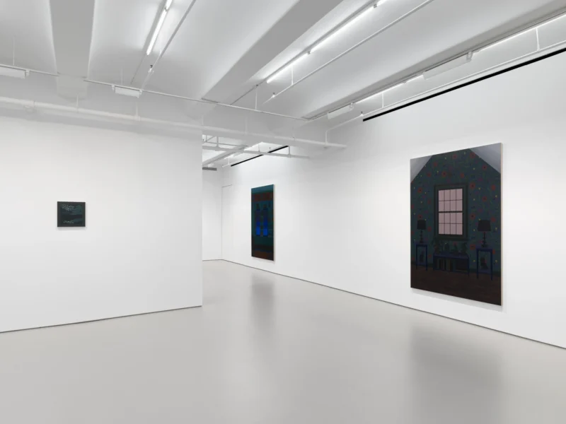 Installation shot from Becky Suss: Night House, @ Jack Shainman Gallery