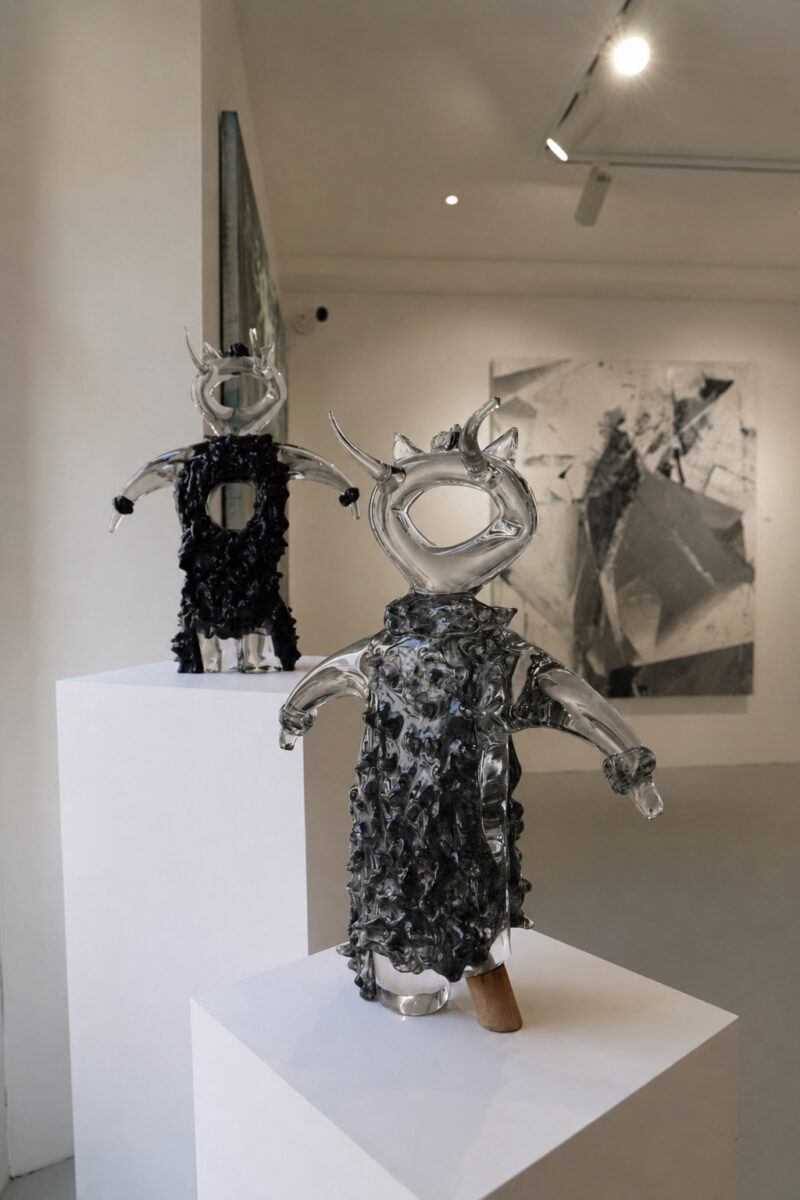 Installation shot from Lumière Liquide, @ Helvetika 1575