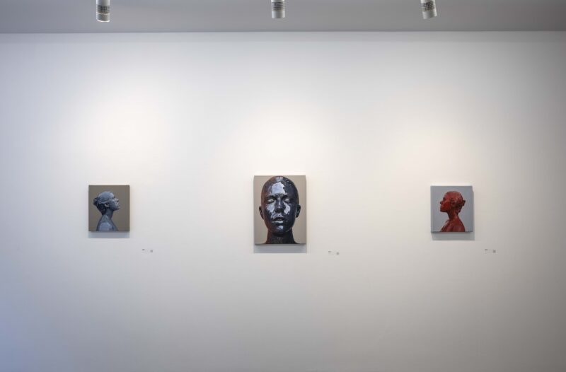 Installation shot from Kyle Barnes: Venus Rising, @ Pontone Gallery