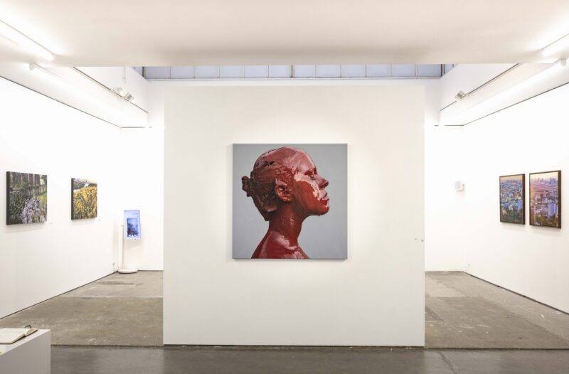 Installation shot from Kyle Barnes: Venus Rising, @ Pontone Gallery