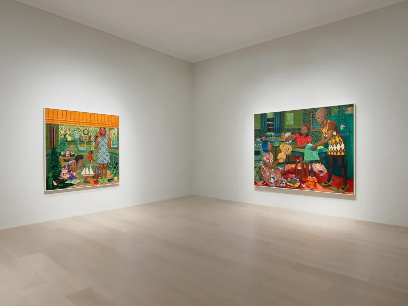 Installation shot from Wangari Mathenge: Re-membering, @ Lévy Gorvy Dayan