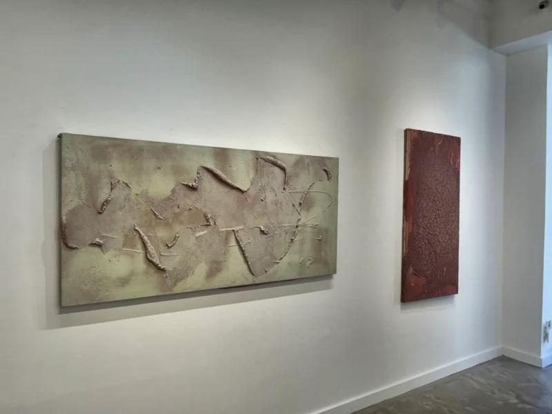 Installation shot from Sherron Francis: Beyond the Stain, @ Lincoln Glenn