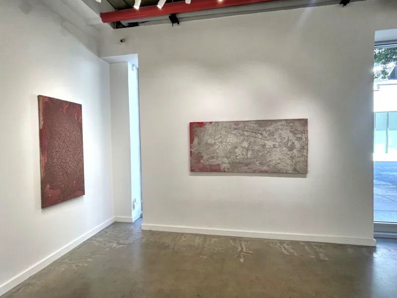 Installation shot from Sherron Francis: Beyond the Stain, @ Lincoln Glenn