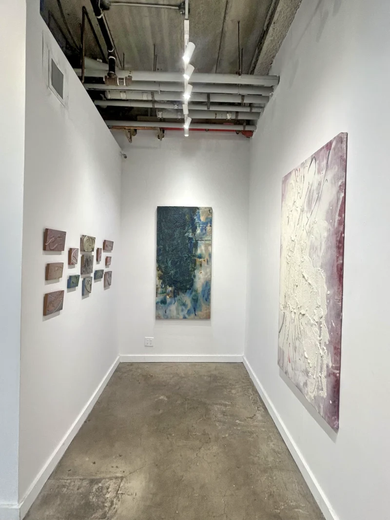 Installation shot from Sherron Francis: Beyond the Stain, @ Lincoln Glenn