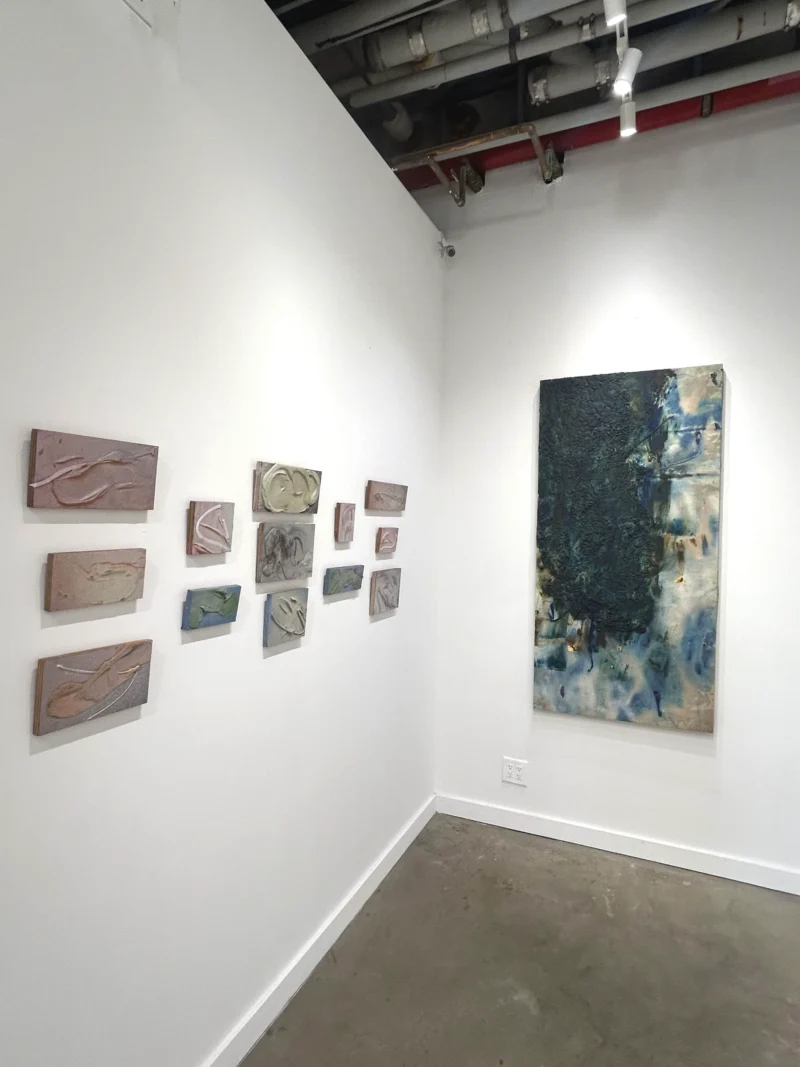 Installation shot from Sherron Francis: Beyond the Stain, @ Lincoln Glenn