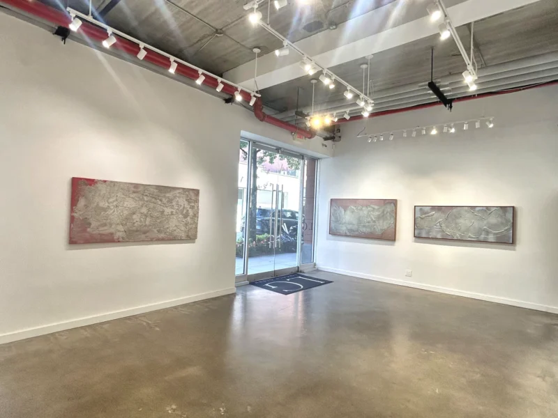 Installation shot from Sherron Francis: Beyond the Stain, @ Lincoln Glenn