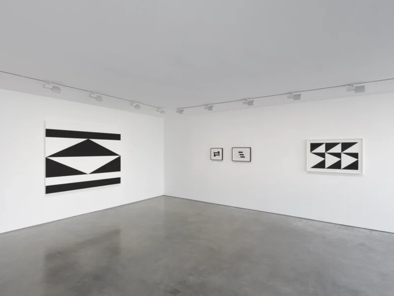 Installation shot from Carmen Herrera: Pulse, Pause, Repeat, @ Lisson Gallery
