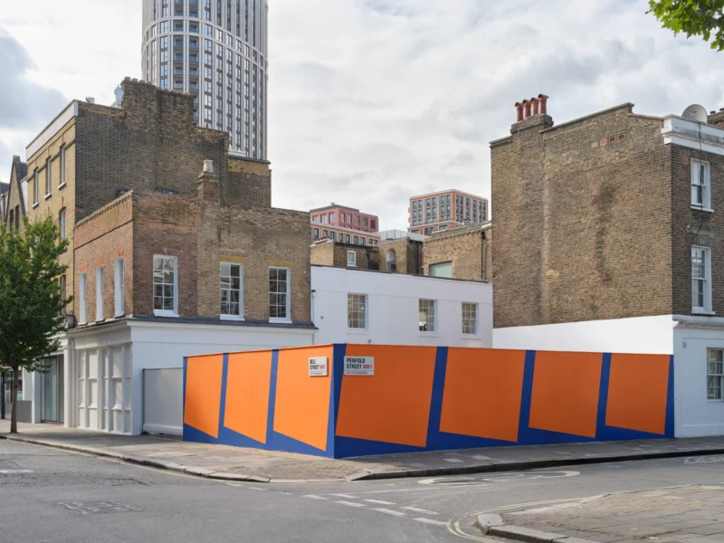 Installation shot from Carmen Herrera: Pulse, Pause, Repeat, @ Lisson Gallery