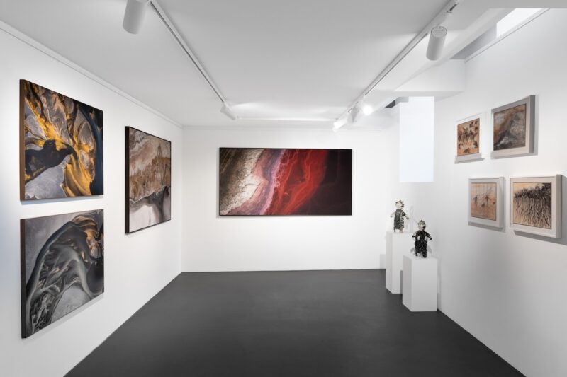 Installation shot from Surface Tension, @ Helvetika 1575