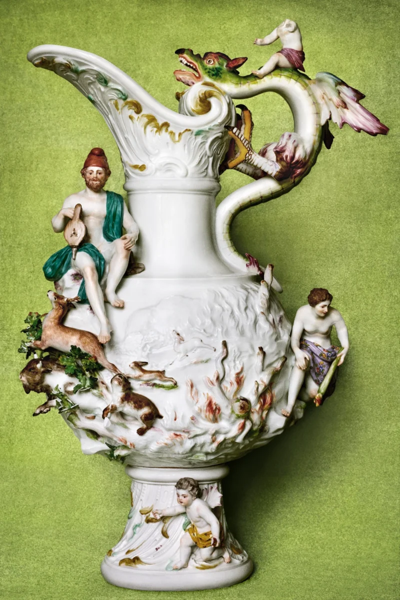 Mario Testino, Das Feuer, Meissen, 2019
