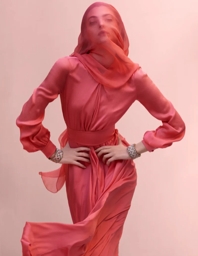 Mario Testino, Vittoria Ceretti, Jaipur, Vogue Paris, 2017