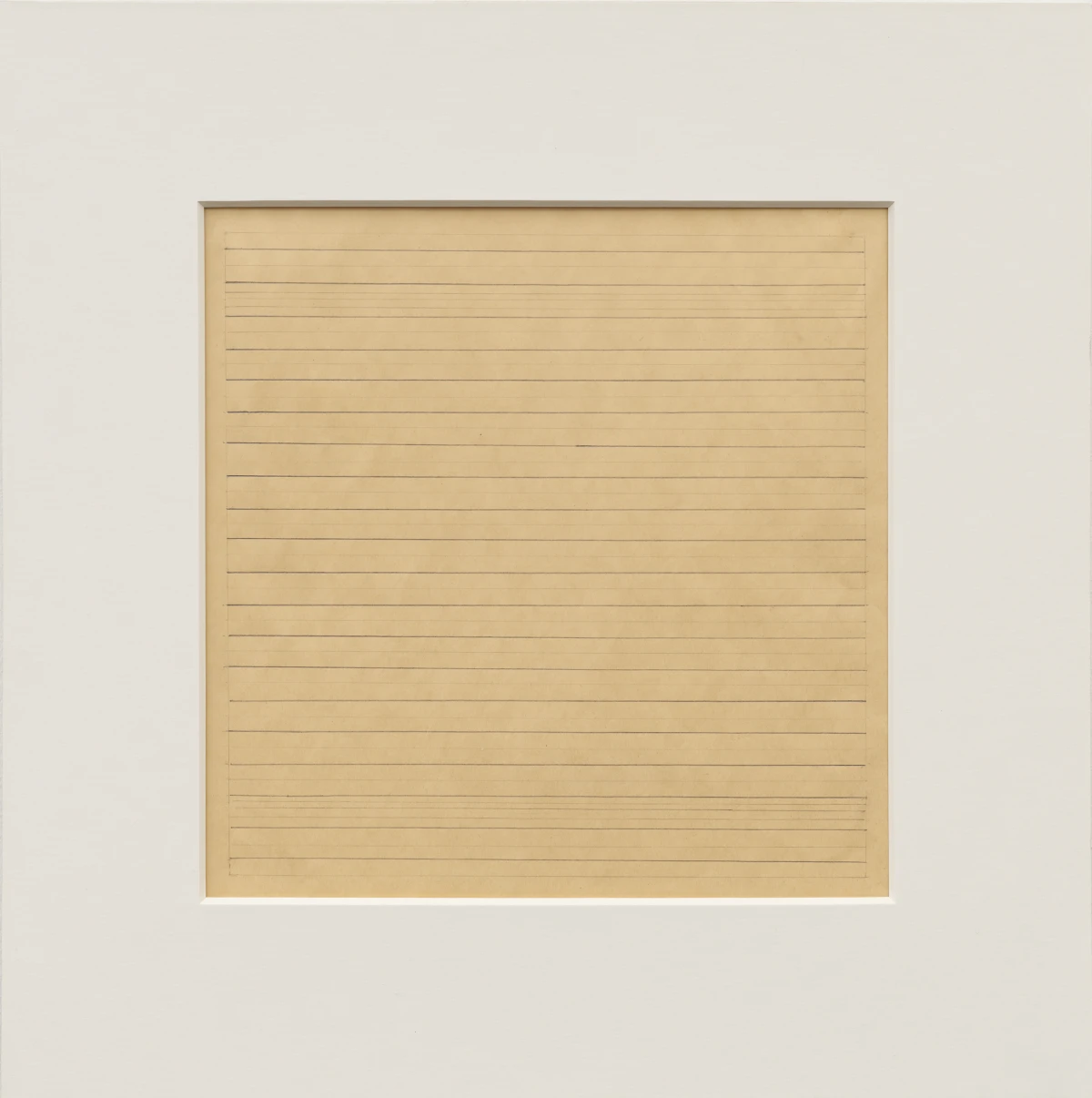 Agnes Martin, Untitled, 1961