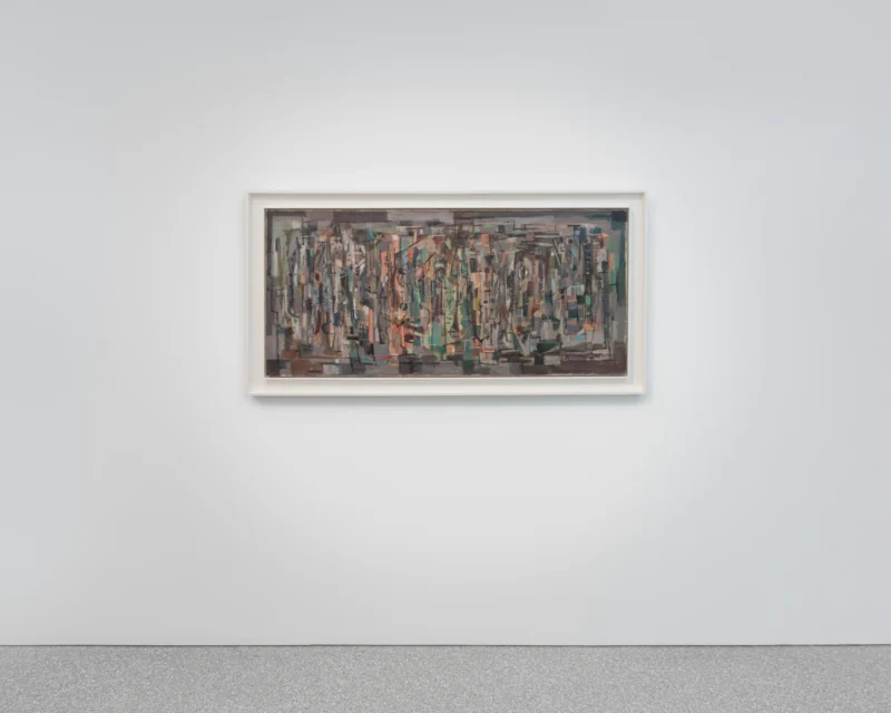 Installation shot from Norman Lewis: Jumping Jive, @ Michael Rosenfeld Gallery