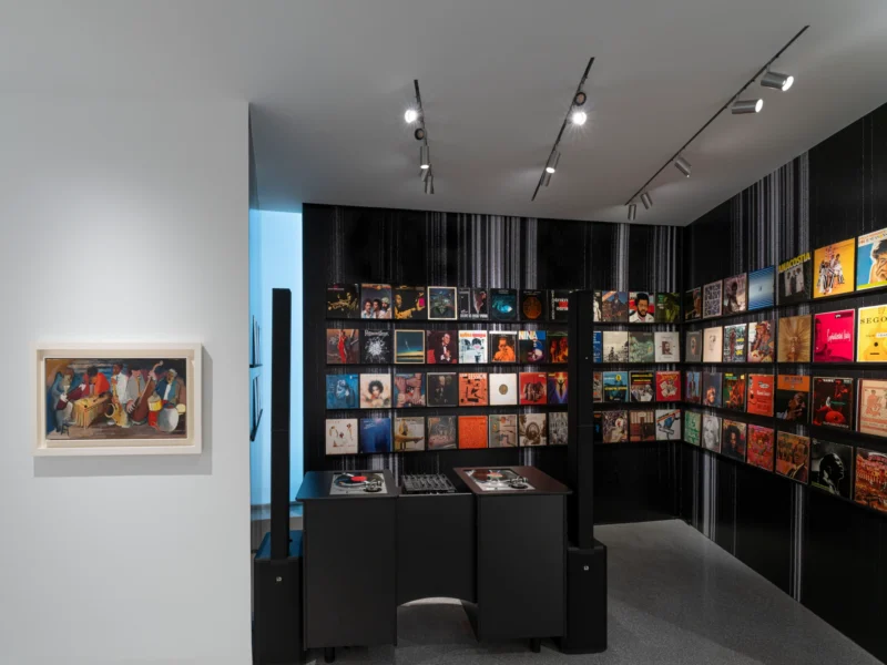 Installation shot from Norman Lewis: Jumping Jive, @ Michael Rosenfeld Gallery