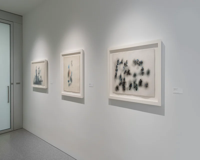 Installation shot from Norman Lewis: Jumping Jive, @ Michael Rosenfeld Gallery